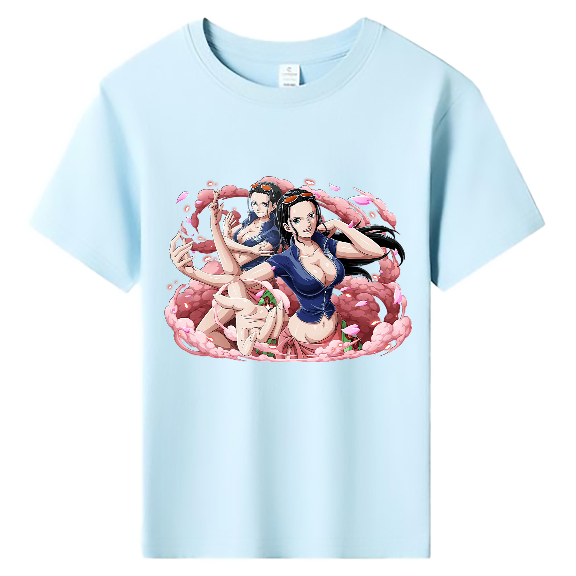 ワンピース ニコ・ロビン ONE PIECE Nico Robin 綿100％キッズTシャツ（フロントプリント）